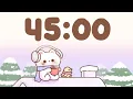 45 Minute Timer Study Timer for Classroom Focus