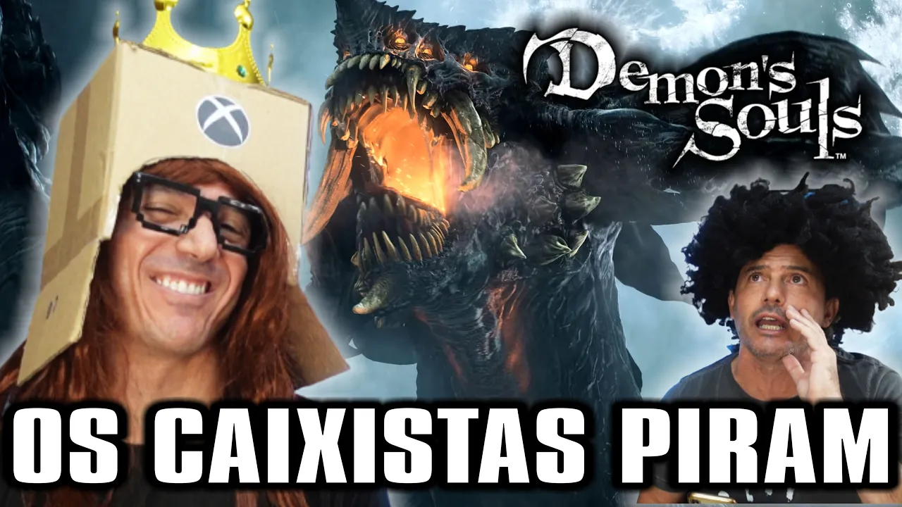Demon's Souls no PS5 , Os Caixistas PIRAM ???? REVIEW ????  Irmãos Piologo Games