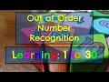 Learning Numbers 1-30 Out of Order Number Recognition Identify Numbers Learn Numbers up to 30