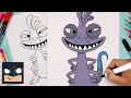 How To Draw Randall Boggs Monsters Inc