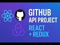 React GitHub Profile App Using Redux GitHub API Step-by-Step