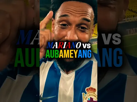 Mariano y Aubameyang son los nuevos Cristiano y Messi #marianodiaz #aubameyang #futbol publi*