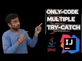 multiple try-catch block in java code example in code Skills021