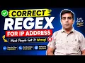 Correct REGEX for IP Address Tech Tonic with Kiran