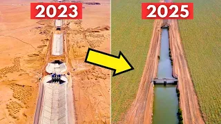 Unbelievable Egypt Is Building A 100Km RIVER In the DESERT