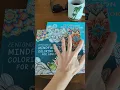 Mindfulness coloring books Flowers in zentangle style