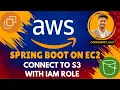 Spring Boot on AWS EC2 Upload to S3 Without Access Keys Using IAM Role