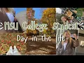 Day in my Life as a College Student MSU Fall Semester