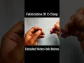 Download Lagu #Cclasp | Fabrication of C-Clasp | Dentocare