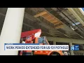 Lane closures extended on US-131 north of Grand Rapids after pothole