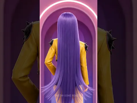 The Ultimate Bun Drop Transformation! 💇‍♀️✨ #Rumi #trending