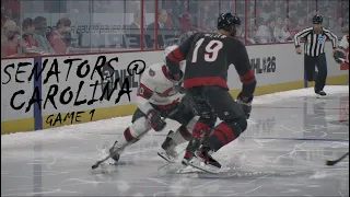 EA SPORTS NHL 26 SENATORS CAROLINA GAME 1
