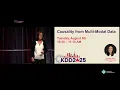 KDD 2025 - Keynote Speakers Caroline Uhler Causality from Multi-Modal Data