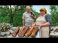 Download Lagu Village Cooking: Smoked Bacon With Spices and Garden Veggies