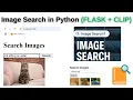 Build a Smart Image Search App with OpenAI CLIP Flask Step-by-Step Tutorial
