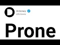 Prone Meaning In English