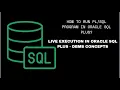 HOW TO RUN PROGRAM IN ORACLE SQL PLUS