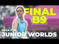 2026 PDGA Junior Disc Golf World Championships FINALB9 Lutsenko Landseadel Fletcher Behrends