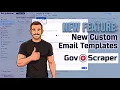 New GovScraper Feature - Custom Email Templates