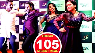 pawan singh akshra aamrapali raat diya buta ke success party