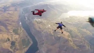 Friday Freakout Sketchy Wingsuiter Almost Kills Group of Skydivers