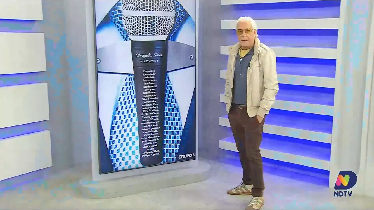 Destaque Cacau Menezes: Brasil lamenta o falecimento de Silvio Santos, ícone da televisão