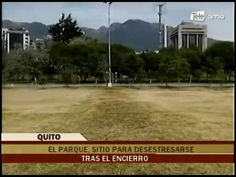 El parque, sitio para desestresarse tras el encierro