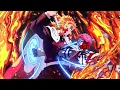 Akaza vs Rengoku Full Fight English DUB 4K U 60fps Demon Slayer