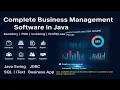 Complete Business Management Software in Java Inventory POS Invoicing