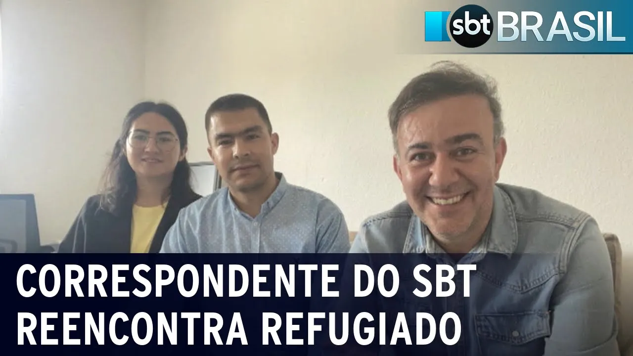 Correspondente do SBT reencontra juiz afegão ameaçado pelo Talibã | SBT Brasil (20/08/22)