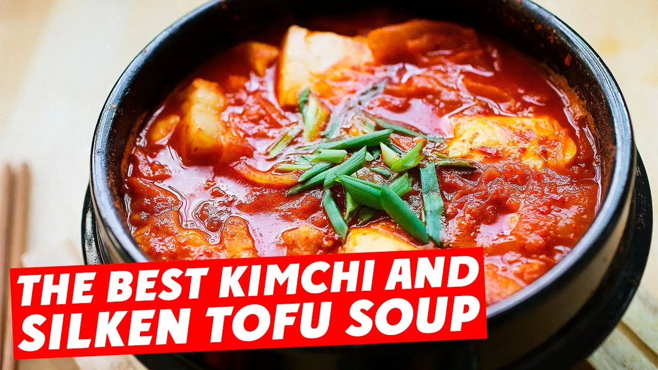 Easy Kimchi Jjigae with Pork Belly and Silken Tofu - 