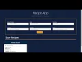 Recipe App By Javascript And Bootstrap 5