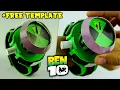 How To Make Functional BEN 10 ALIEN FORCE OMNITRIX FREE TEMPLATE Easy DIY Cosplay Watch