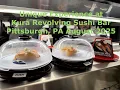 Conveyor Belt Sushi exists in Pittsburgh - An experience at Kura Revolving Sushi Bar