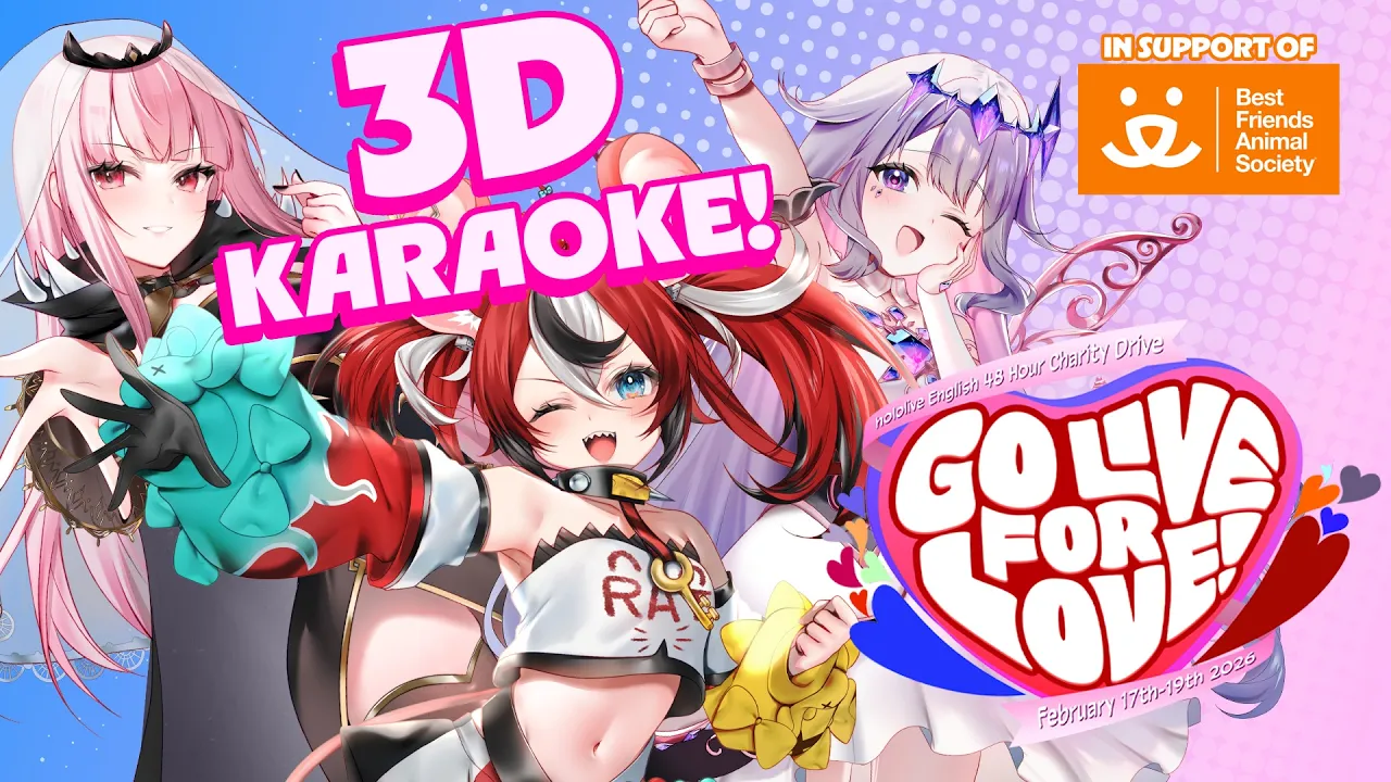 【3D Karaoke】Singing For a Cause!!!!!! #calliolive #GOLIVEforLOVE