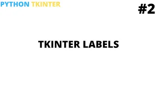 Learn python tkinter labels Tutorial Python programming for beginners Cool Techy Guy