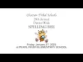 Choctaw Tribal Schools 29th Annual District-Wide Spelling Bee