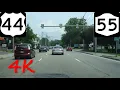 Poughkeepsie Arterial US 55 eastbound 4K