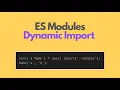 Dynamic Import in Javascript and inside ReactJsx Lazy and Suspense in React Code Splitting