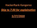 Kangaroo HackerRank
