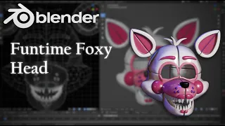 Modeling FnaF Funtime in Blender 3D Part 1