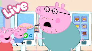 🍎 Peppa Pig Best Bites LIVE! 🐷 Peppa’s Food & Cooking Moments |  Tales Full Episodes 24/7