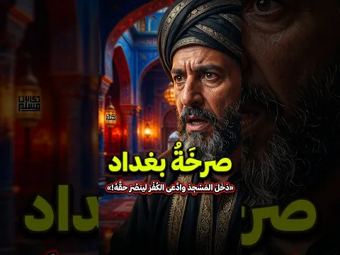 كيف استطاع تاجر بسيط أن يزلزل بلاط الخليفة المأمون بحيلة لم يتوقعها أحد؟!  #حكايات_مسلم