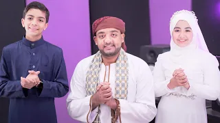 للنبي نفسي في زيارة محمود جمال الاقصري والطفلين  رضوي ايهاب زياد عاشور دندنها