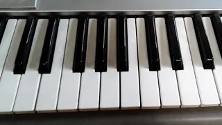 تعليم عزف اغنية ياليلي ويا ليلا على البيانو 