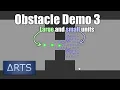 RTS Group Pathfinding Obstacle Demo 3