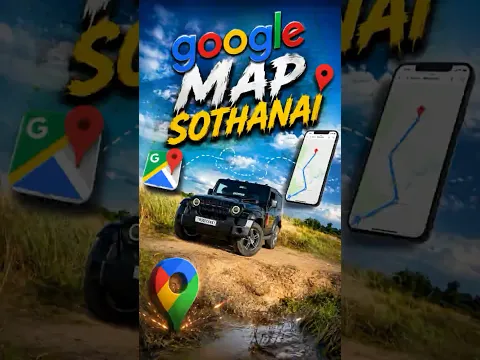 Google Map Problem 🤧 #thar #tharvlogs #thar4x4 #tharmodified