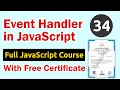 Event Handler in JavaScript