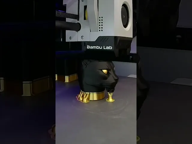 Black Cat Head Cane Handle video thumbnail