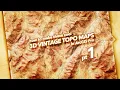 How to Make those Cool 3D Vintage Topo Maps pt1